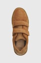 Geox sneakers de piele întoarsă pentru copii maro J36LDD.022FU.36.41