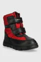 Detské zimné topánky Geox J36LFB 0FU54 J WILLABOOM B AB červená