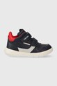Geox sneakersy dziecięce imitacja skóry licowej granatowy B365DE.08554.24.27