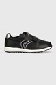 Geox sneakersy dziecięce J36AQC 011BC J ALBE syntetyczny czarny J36AQC.011BC.36.39