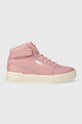 Dječje tenisice Puma Carina 2.0 Mid WTR Jr Planet friendly roza 387380