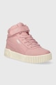 Detské tenisky Puma Carina 2.0 Mid WTR PS 387382 ružová AW23