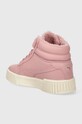 Chłopiec Puma sneakersy dziecięce Carina 2.0 Mid WTR PS 387382 różowy