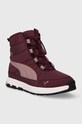 Detské zimné topánky Puma Evolve Boot Jr 392644 červená AW24