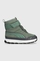 Detské snehule Puma Evolve Boot AC+ PS zateplené zelená 392645