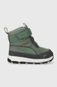 zelena Otroški zimski škornji Puma Evolve Boot AC+ Inf Otroški