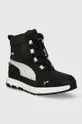 Detské zimné topánky Puma Evolve Boot Puretex Jr čierna