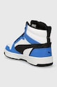 Chlapec Detské tenisky Puma Rebound V6 Mid Jr 393831 modrá