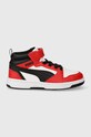 Дитячі кросівки Puma Rebound V6 Mid AC+ PS Planet friendly червоний 393832