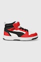 Παιδικά αθλητικά παπούτσια Puma Rebound V6 Mid AC+ PS Planet friendly κόκκινο 393832