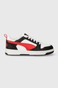 Puma gyerek sportcipő Rebound V6 Lo Jr Planet friendly piros 393833