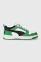 Detské tenisky Puma Rebound V6 Lo Jr Planet friendly zelená 393833