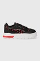 Puma sneakersy dziecięce Mayze Stack Miraculous PS imitacja skóry licowej czarny 393907