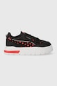 Puma sneakersy dziecięce Mayze Stack Miraculous PS imitacja skóry licowej czarny 393907