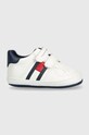 Tommy Hilfiger sneakersy niemowlęce Planet friendly biały T0B4.33090