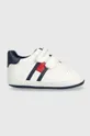biały Tommy Hilfiger sneakersy niemowlęce Dziecięcy