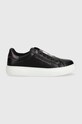 Tommy Hilfiger sneakersy dziecięce imitacja skóry licowej czarny T3A9.32963.30.34