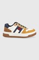 Tommy Hilfiger sneakersy dziecięce imitacja zamszu multicolor T3X9.33118.30.34