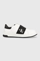 Calvin Klein Jeans sneakersy dziecięce syntetyczny biały V3X9.80725.35.40