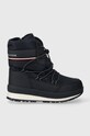 Tommy Hilfiger śniegowce dziecięce syntetyczny granatowy T3B6.33165.24.34
