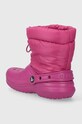 Chłopiec Crocs śniegowce dziecięce Classic Lined Neo Puff 207940.CROCS.CLASSIC.LI różowy