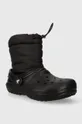 Παιδικές μπότες χιονιού Crocs Classic Lined Neo Puff μαύρο