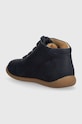CHLAPEC Dětské kožené polobotky Pom D'api P1ACBG0403.19.23 námořnická modř