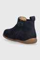 Хлопчик Дитячі замшеві туфлі Pom D'api P1ADBG0401.19.23 темно-синій