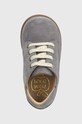 Παιδικά κλειστά παπούτσια σουέτ Pom D'api STAND-UP DERBY γκρί P1AGDO0404.19.23