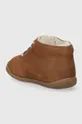 Παιδικές χειμερινές μπότες σουέτ Pom D'api FLEX-UP BOTTINE FUR Πάνω μέρος: Δέρμα σαμουά Εσωτερικό: Υφαντικό υλικό Σόλα: Συνθετικό ύφασμα