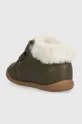 Детские кожаные зимние ботинки Pom D'api FLEX-UP EASY FUR Голенище: Натуральная кожа Внутренняя часть: Текстильный материал Подошва: Синтетический материал