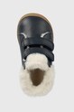 Pom D'api ghete de iarna pentru copii din piele FLEX-UP EASY FUR bleumarin P1BEEZ0402.19.23