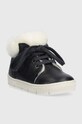 Pom D'api ghete de iarna pentru copii din piele START TOP FUR P1CCAP04R2.21.23 bleumarin AW23