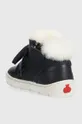 Παιδικές δερμάτινες χειμερινές μπότες Pom D'api START TOP FUR Πάνω μέρος: Φυσικό δέρμα Εσωτερικό: Μαλλί Σόλα: Συνθετικό ύφασμα