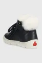 Otroški zimski usnjeni čevlji Pom D'api START TOP FUR Zunanjost: Naravno usnje, Volna Notranjost: Volna Podplat: Sintetični material