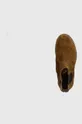 hnedá Detské semišové topánky chelsea Pom D'api BROTHER JODZIP