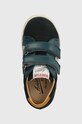 Dětské kožené sneakers boty Pom D'api námořnická modř P1PGAM0409.24.27