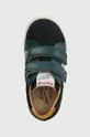 σκούρο μπλε Παιδικά δερμάτινα αθλητικά παπούτσια Pom D'api