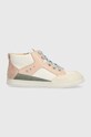Детские кожаные полуботинки Pom D'api MOUSSE BUMP замш мультиколор P1PIBW0401.24.27