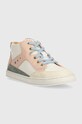 Детские кожаные полуботинки Pom D'api MOUSSE BUMP P1PIBW0401.24.27 мультиколор AW23