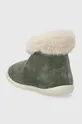 Παιδικές χειμερινές μπότες σουέτ Pom D'api SWEET ZIP FUR Πάνω μέρος: Δέρμα σαμουά Εσωτερικό: Υφαντικό υλικό Σόλα: Συνθετικό ύφασμα