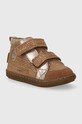 Shoo Pom incaltaminte din piele pentru copii P4AUAX0401.20.25 maro AW23