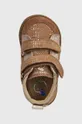 коричневий Дитячі шкіряні туфлі Shoo Pom