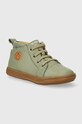 Дитячі шкіряні кросівки Shoo Pom P4BJDE0402 зелений AW23
