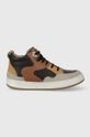 Shoo Pom sneakersy skórzane dziecięce skóra zamszowa brązowy P4LACJ0403.28.34