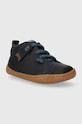 Dětské kožené polobotky Camper 80153 námořnická modř AW25