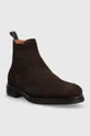 Gant magasszárú cipő velúrból Brookly barna