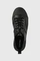 μαύρο Δερμάτινα αθλητικά παπούτσια Calvin Klein LOW TOP LACE UP LTH