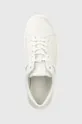 biały Calvin Klein sneakersy skórzane LOW TOP LACE UP LTH