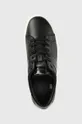 fekete Calvin Klein bőr sportcipő LOW TOP LACE UP LTH